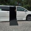 Black Toyota Sienna with Vantage Mobility Side Entry Automatic In Floor conversion