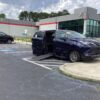 Blue Toyota Sienna with Vantage Mobility Side Entry Automatic In Floor conversion