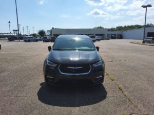 Black Chrysler Pacifica with Driverge Side Entry Automatic Fold Out conversion