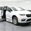 White Chrysler Pacifica with BraunAbility Side Entry Automatic Fold Out conversion