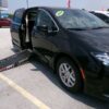 Black Chrysler Voyager with Driverge Side Entry Automatic Fold Out conversion