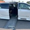 White Toyota Sienna with BraunAbility Side Entry Automatic In Floor conversion