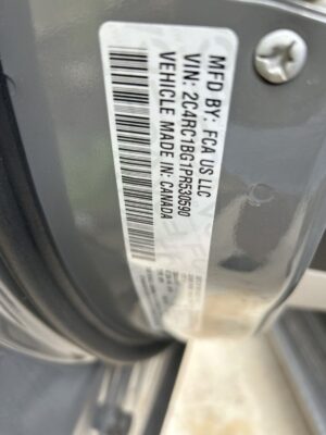 Grey Chrysler Pacifica with BraunAbility Side Entry Automatic Fold Out conversion