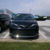 Black Toyota Sienna with Driverge Rear Entry Manual Fold Out conversion