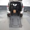 Silver Chrysler Pacifica with BraunAbility Rear Entry Manual Fold Out conversion