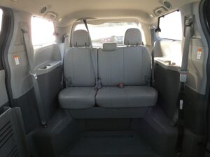 Grey Toyota Sienna with Vantage Mobility Side Entry Automatic Fold Out conversion