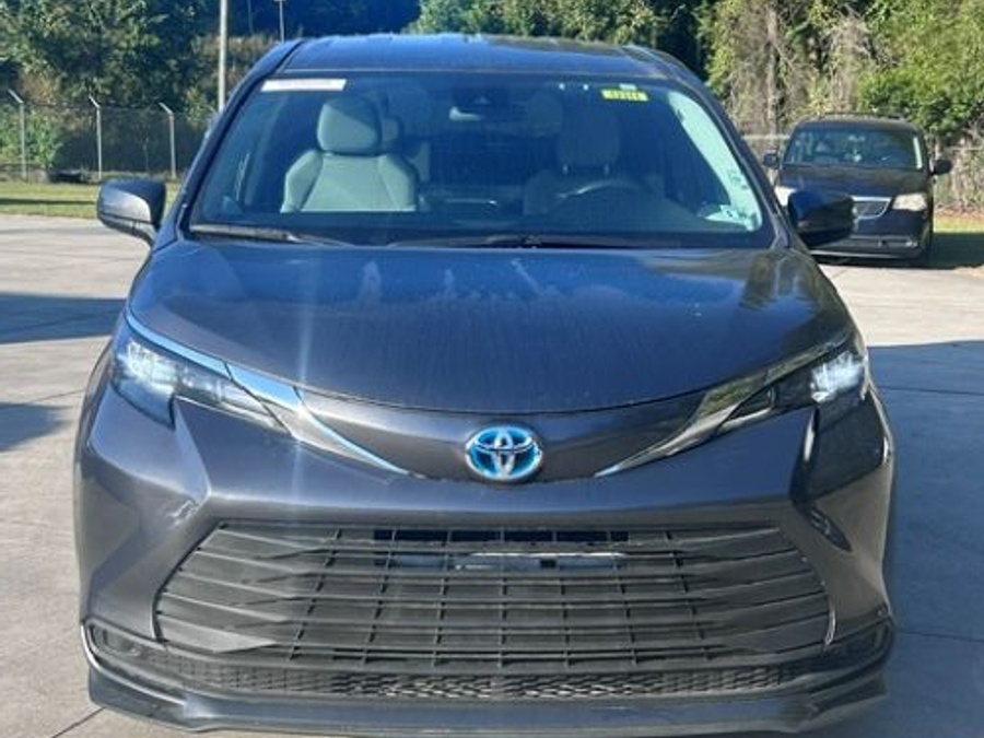 Grey Toyota Sienna with Driverge Rear Entry Manual Fold Out conversion