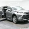 Grey Toyota Sienna with BraunAbility Side Entry Automatic Fold Out conversion