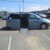 Blue Toyota Sienna with BraunAbility Side Entry Automatic Fold Out conversion
