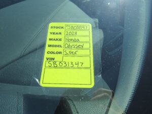 Silver Honda Odyssey with BraunAbility Side Entry Automatic In Floor conversion