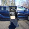 Blue Toyota Sienna with BraunAbility Side Entry Automatic Fold Out conversion