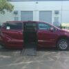 Red Toyota Sienna with BraunAbility Side Entry Automatic In Floor conversion