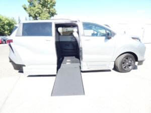 Silver Toyota Sienna with Vantage Mobility Side Entry Automatic In Floor conversion