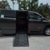 Grey Dodge Grand Caravan with BraunAbility Side Entry Automatic Fold Out conversion