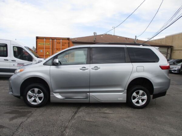 Silver Toyota Sienna with Vantage Mobility Side Entry Automatic In Floor conversion