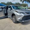 Silver Toyota Sienna with BraunAbility Side Entry Automatic In Floor conversion