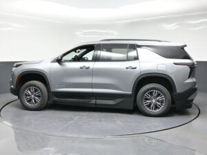 Grey Chevrolet Traverse with BraunAbility Side Entry Automatic In Floor conversion
