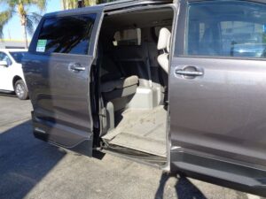 Grey Toyota Sienna with Vantage Mobility Side Entry Automatic In Floor conversion