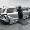 Silver Toyota Sienna with BraunAbility Side Entry Automatic In Floor conversion