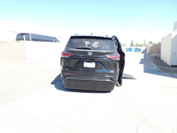 Black Toyota Sienna with Vantage Mobility Side Entry Automatic In Floor conversion