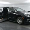 Black Chrysler Pacifica with BraunAbility Side Entry Automatic In Floor conversion