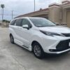 White Toyota Sienna with Vantage Mobility Side Entry Automatic In Floor conversion