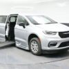 Silver Chrysler Pacifica with BraunAbility Side Entry Automatic Fold Out conversion