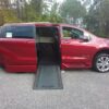 Red Toyota Sienna with BraunAbility Side Entry Automatic In Floor conversion