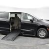 Black Chrysler Voyager with BraunAbility Side Entry Automatic Fold Out conversion