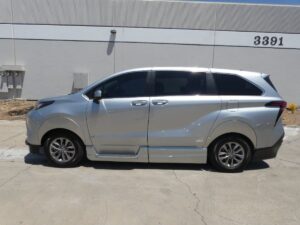 Silver Toyota Sienna with Vantage Mobility Side Entry Automatic In Floor conversion