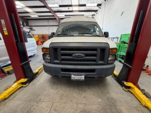 Ford Econoline with Driverge Rear Entry Automatic Fold Out conversion