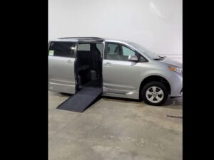 Silver Toyota Sienna with Vantage Mobility Side Entry Automatic In Floor conversion