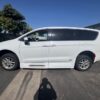 White Chrysler Voyager with Vantage Mobility Side Entry Manual In Floor conversion