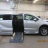 Silver Toyota Sienna with BraunAbility Side Entry Automatic Fold Out conversion