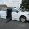 White Chrysler Pacifica with BraunAbility Side Entry Automatic In Floor conversion