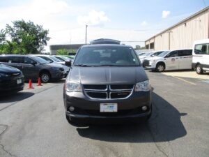 Grey Dodge Grand Caravan with Other Side Entry Automatic Fold Out conversion