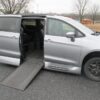 Silver Chrysler Pacifica with Vantage Mobility Side Entry Automatic In Floor conversion