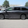 Grey Honda Odyssey with BraunAbility Side Entry Automatic In Floor conversion