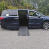 Blue Honda Odyssey with BraunAbility Side Entry Automatic In Floor conversion