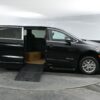 Black Chrysler Pacifica with BraunAbility Side Entry Automatic Fold Out conversion