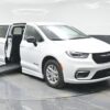 White Chrysler Pacifica with BraunAbility Side Entry Automatic Fold Out conversion
