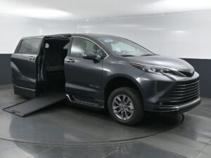 Grey Toyota Sienna with BraunAbility Side Entry Automatic In Floor conversion