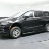 Black Chrysler Pacifica with BraunAbility Side Entry Automatic Fold Out conversion