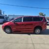 Red Chrysler Pacifica with BraunAbility Side Entry Automatic Fold Out conversion