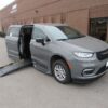 Grey Chrysler Pacifica with BraunAbility Side Entry Automatic Fold Out conversion