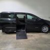 Black Chrysler Voyager with Driverge Side Entry Automatic Fold Out conversion