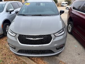 Grey Chrysler Pacifica with BraunAbility Side Entry Automatic Fold Out conversion