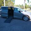 Grey Chrysler Pacifica with Driverge Side Entry Automatic Fold Out conversion