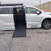 White Toyota Sienna with BraunAbility Side Entry Automatic In Floor conversion