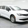 White Chrysler Voyager with BraunAbility Rear Entry Manual Fold Out conversion